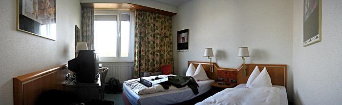 Mein Hotelzimmer im Best Western Queens Hotel in Karlsruhe